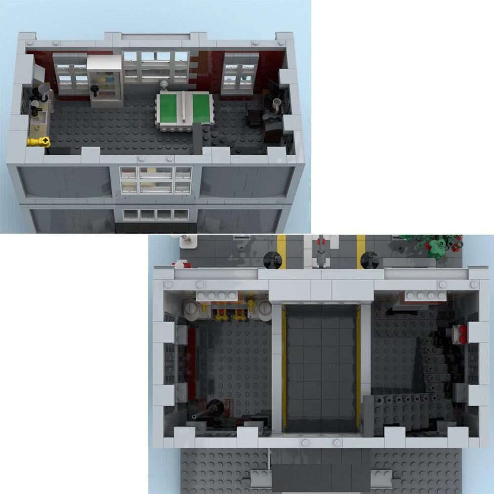 ZITIANYOUBUILD ZITIANYOUBUILD MOC-142907 Fire Brigade Building Set 1808 Parts — product photo