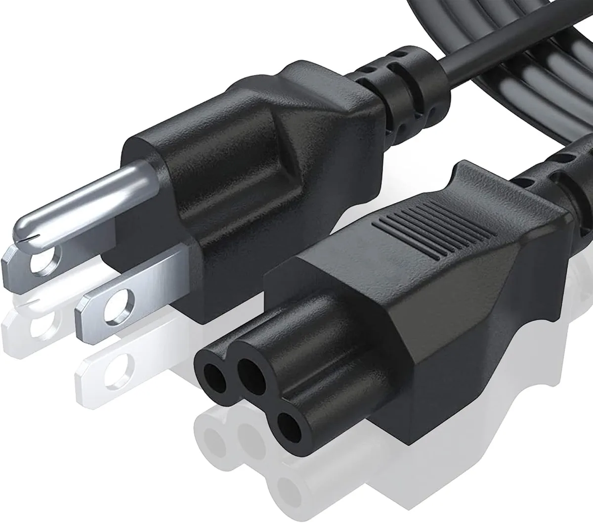 BRENDAZ NEMA 5-15P to C5 Power Cord 6 Feet 18 AWG 10A 125V — product photo