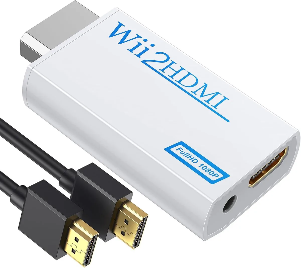 Boxwave Boxwave Wii to HDMI Audio Adapter White 1080p 720p 3.5mm — product photo