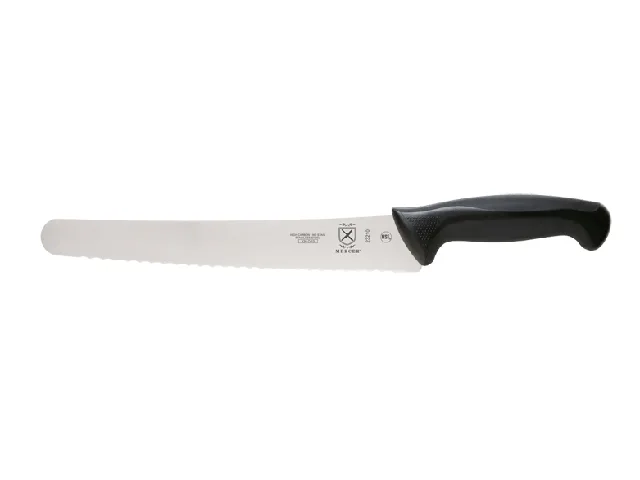 Mercer 10 inch wide bread knife stainless steel blade ergonomic handle
