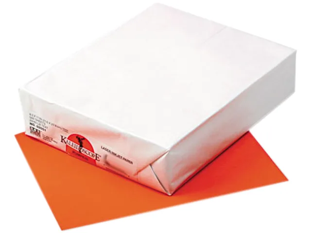 Pacon Pacon 102051 Kaleidoscope Colored Paper 24lb 8-1/2 x 11 Pumpkin 500 Shts — product photo