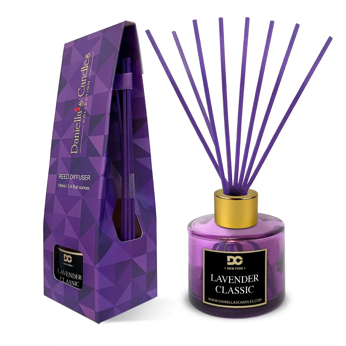 Daniella's Candles Collection Daniella's Candles Collection Lavender Reed Diffuser 100ml Purple — product photo