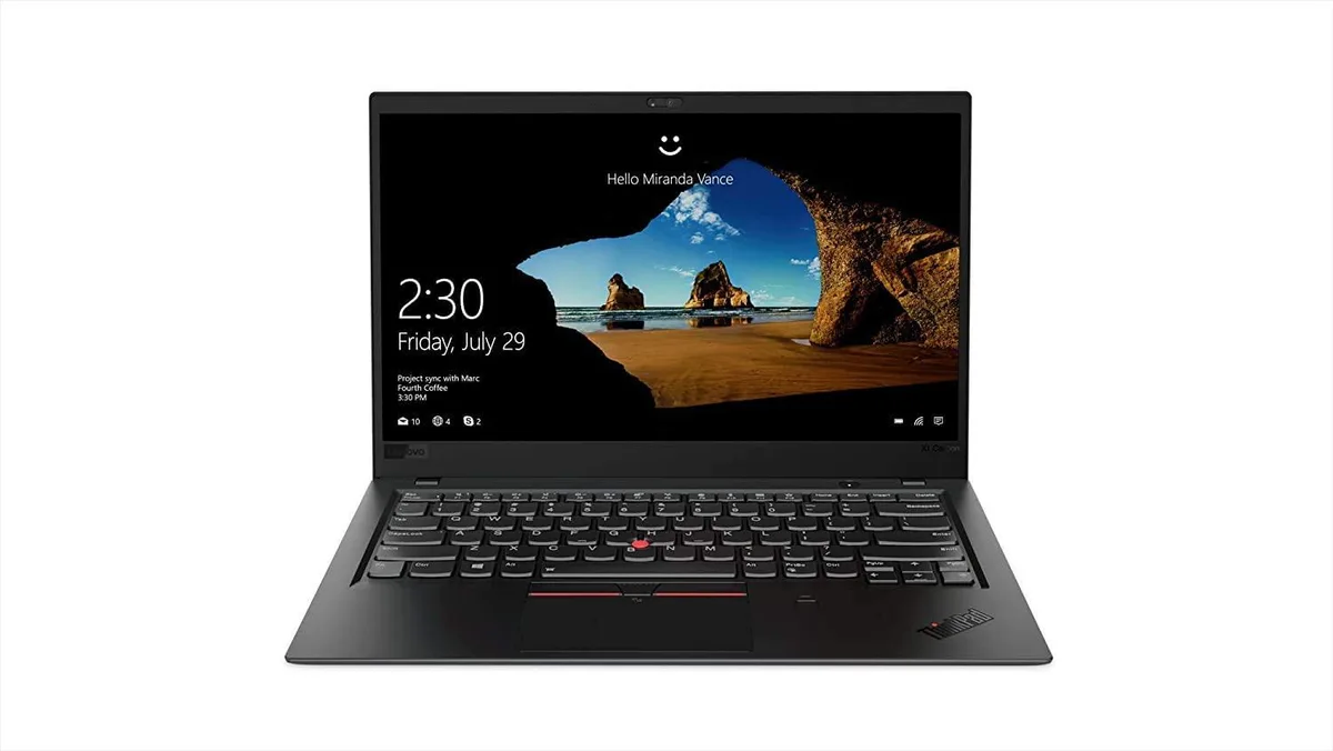 Lenovo Lenovo X1 Carbon 6th Gen laptop i5-8350U 8GB 256GB NVMe 14 FHD — product photo