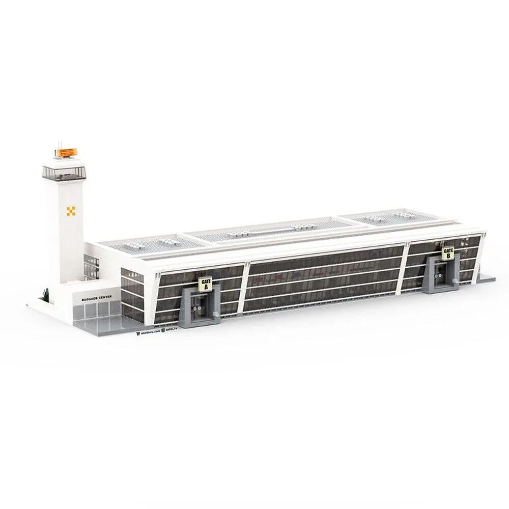 ZITIANYOUBUILD ZITIANYOUBUILD MOC-111724 Regional Airport Terminal 5232 Parts — product photo