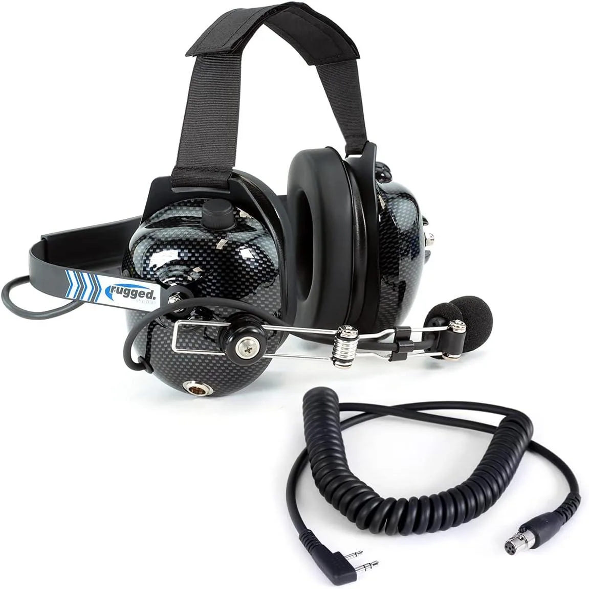 usbroway usbroway Carbon Fiber Behind-Head Headset 24 dB NRR 3.5 mm Jack — product photo