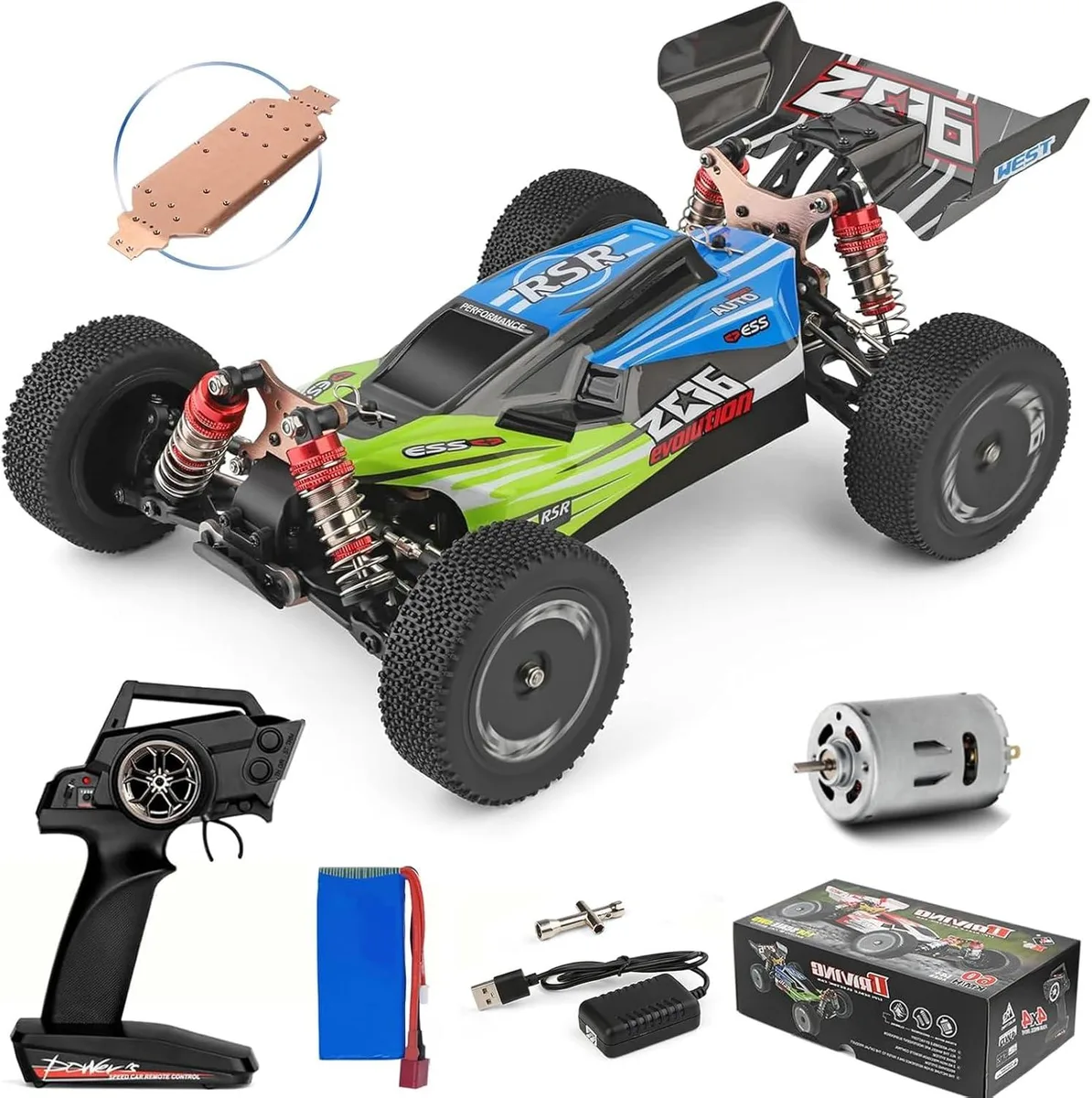 usbroway usbroway 144001 1:14 4WD RC Car 60km/h 7.4V 20min 2.4GHz 100m — product photo