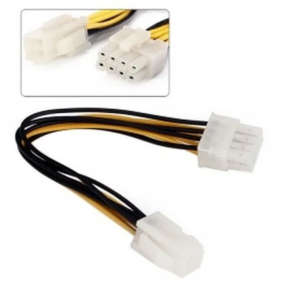 TeKit TeKit NTRA4T8PSCC-C 4 Pin P4 to 8 Pin P8 12V internal power cable — product photo