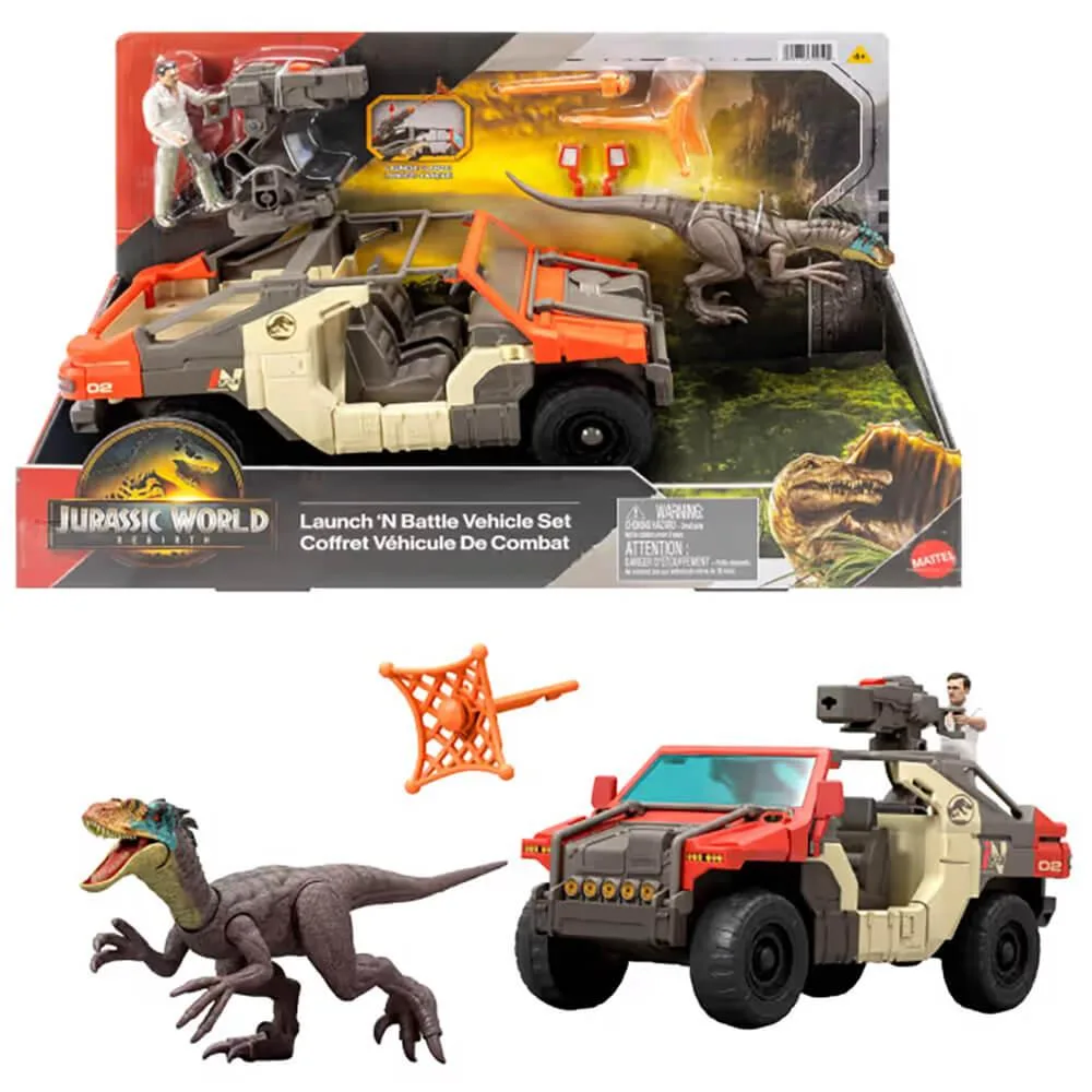 Mattel Mattel JGB59 Launch N Battle Vehicle Set game — product photo