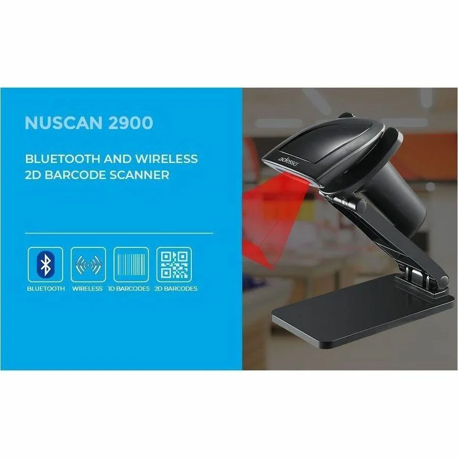 Adesso Adesso NUSCAN 2900 2D Barcode Scanner with Triple Connection Mode — product photo