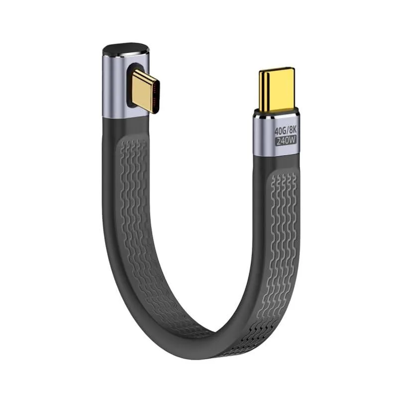 Vszerda Vszerda UC-002 USB 4.0 Cable 240W 40Gbps 13cm Angled — product photo