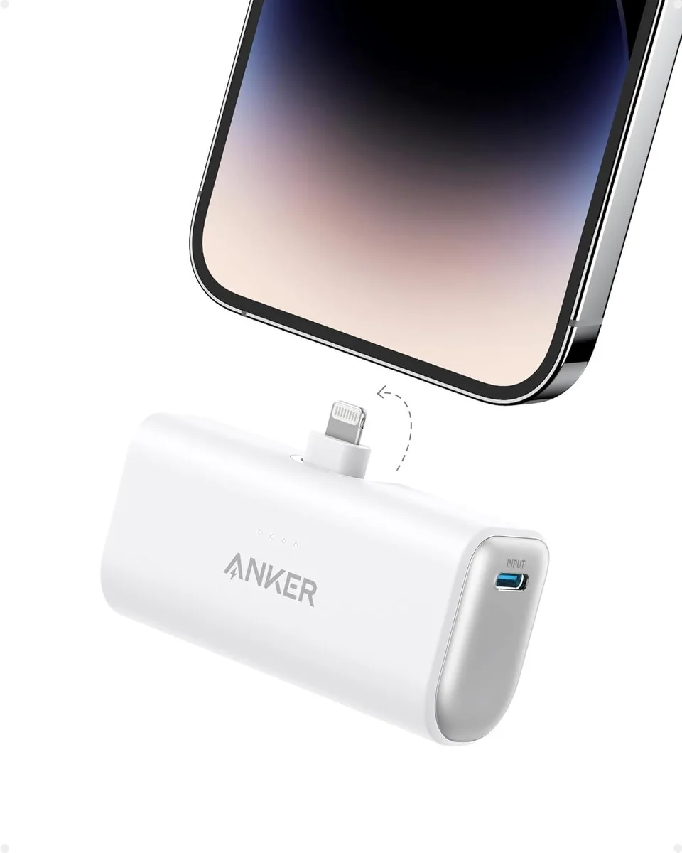 WOOJONG WOOJONG Nano Portable Charger 5000mAh 12W White — product photo