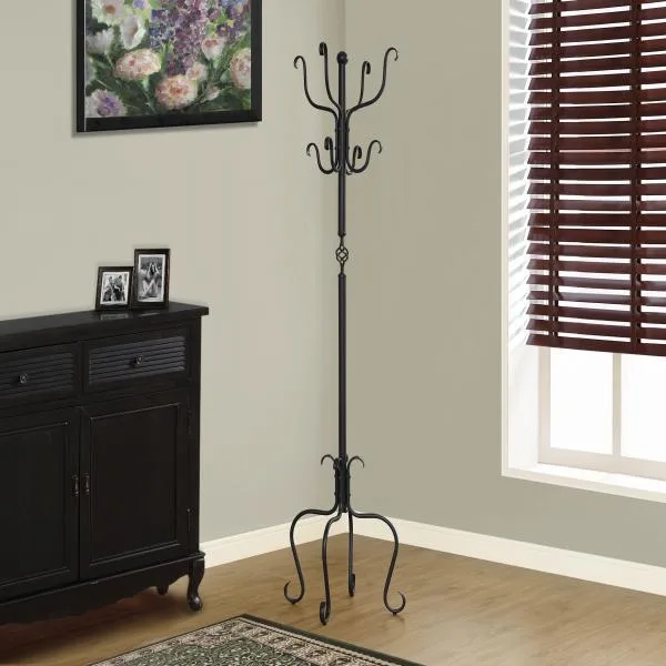 Monarch Monarch 2065 Black Coat Rack Home Accent — product photo
