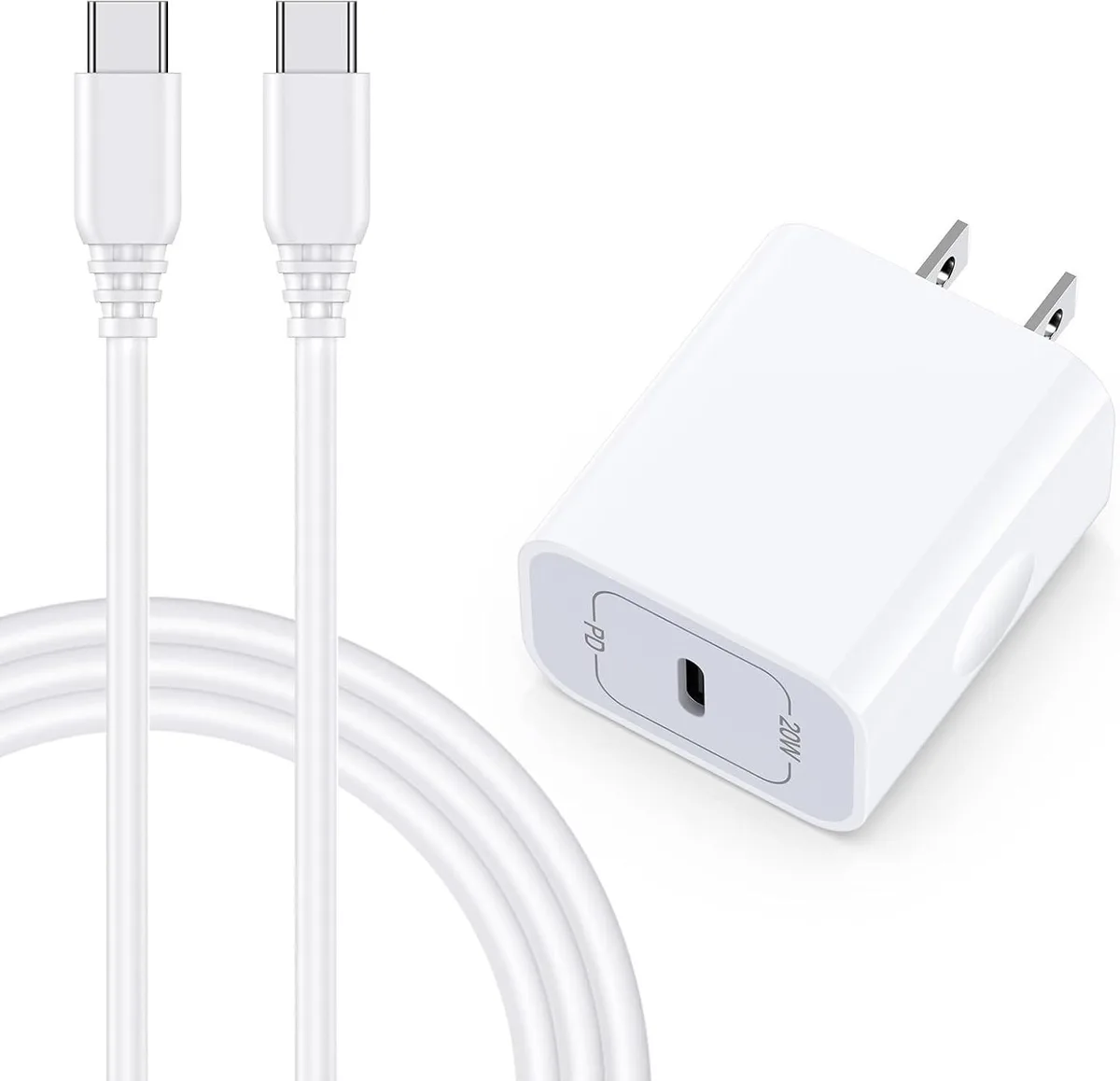 ONITOON ONITOON 20W USB-C Wall Charger 6FT Cable Galaxy A36 A17 A16 5G A56 Z Fold7 Flip7 S25 — product photo