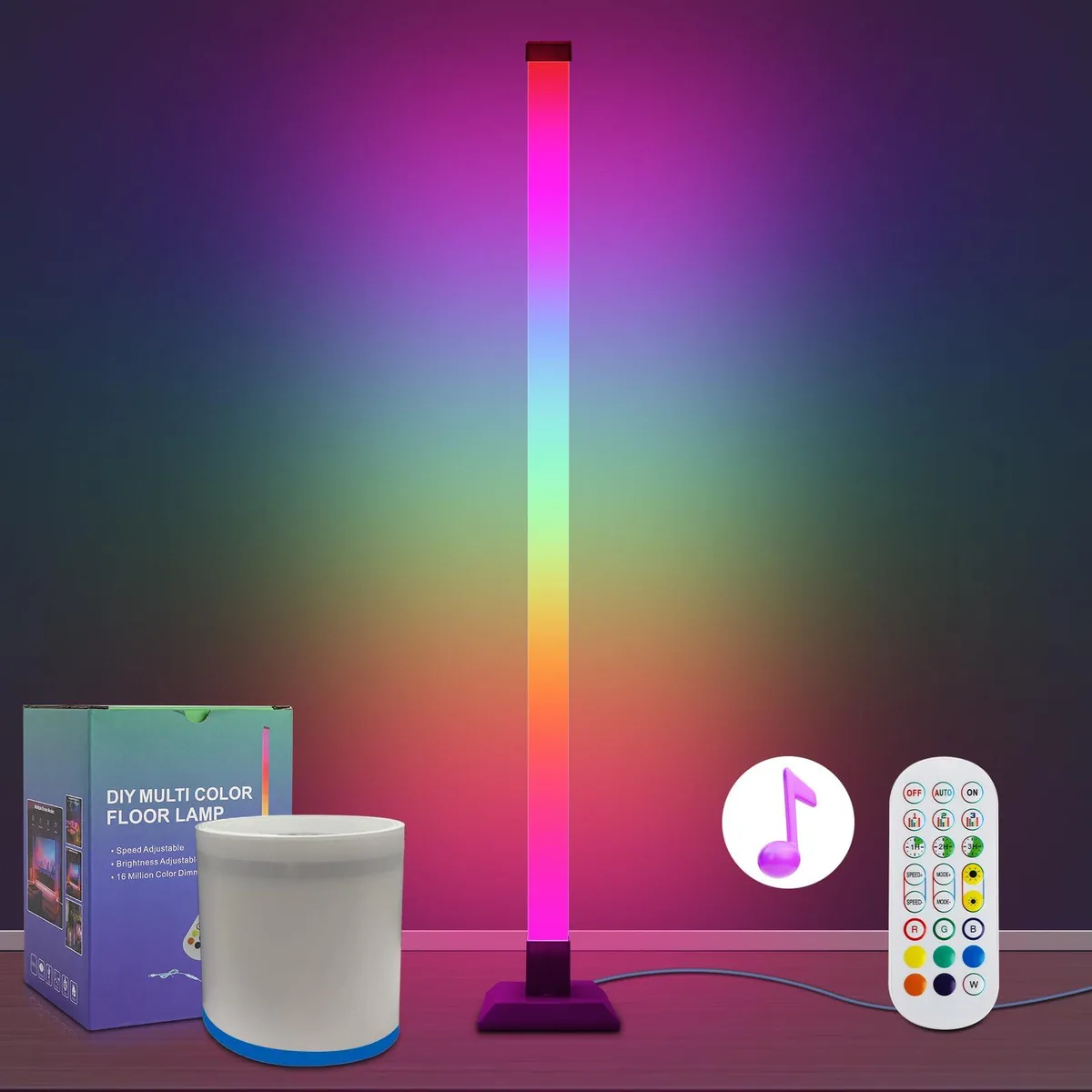 KEHIPI KEHIPI EBT1108-01 RGB floor lamp 16M colours 1.5m — product photo