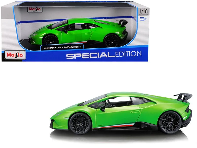 Maisto Maisto Lamborghini Huracan Performante Metallic Green 1/18 Diecast Vehicle — product photo