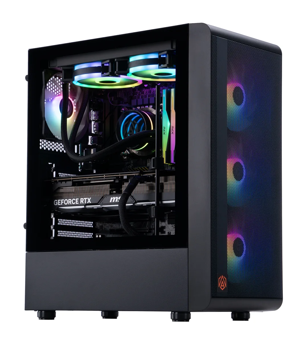 ABS ABS SA127F480 Stratos Aqua Gaming PC i7-12700F RTX 4080 16GB DDR4 1TB NVMe — product photo