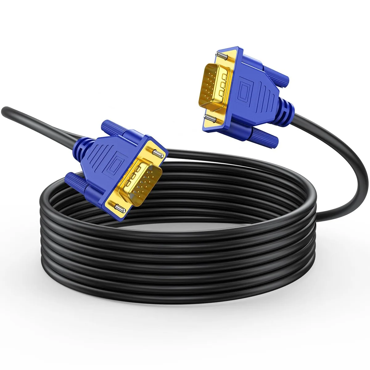 BUCIER BUCIER AURIC-QQAI VGA Cable 35 Feet Blue Male-to-Male — product photo