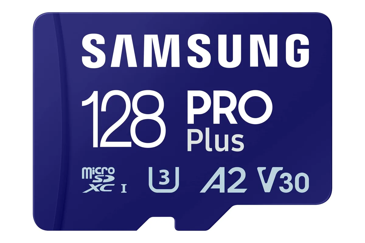 SAMSUNG SAMSUNG PRO Plus 128GB microSDXC Memory Card + Adapter — product photo