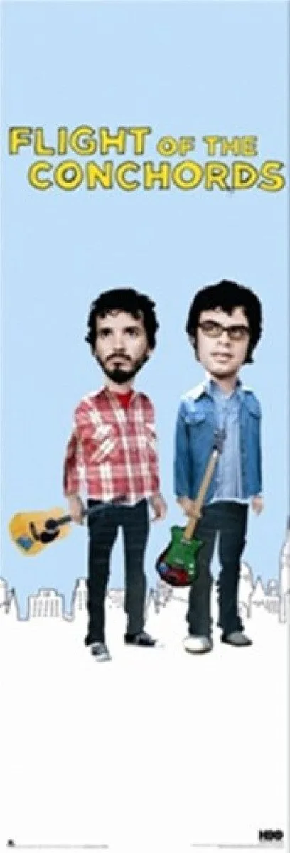 Flight of the Conchords door poster print 21 x 62 on heavy paper
