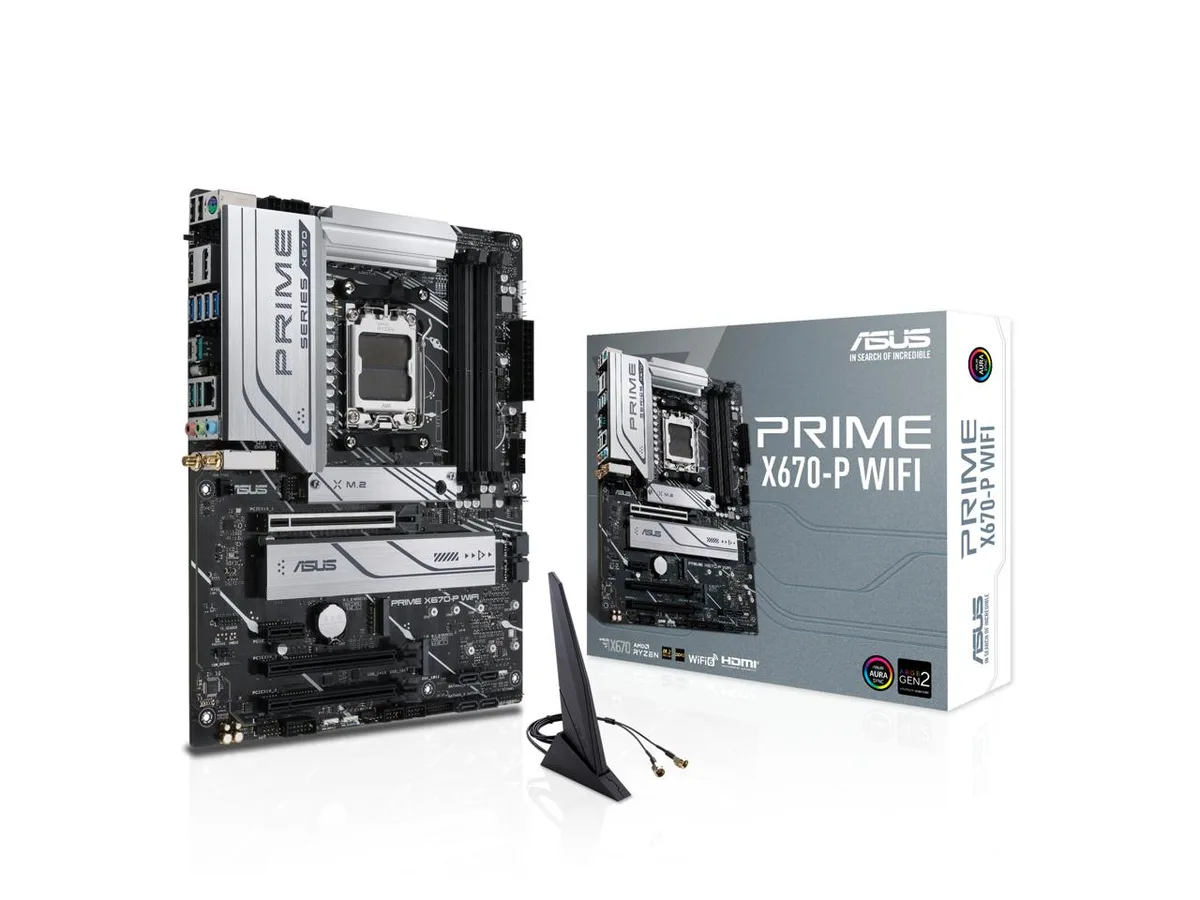 ASUS ASUS Prime X670-P WiFi AM5 Ryzen 7000 ATX AMD Motherboard — product photo