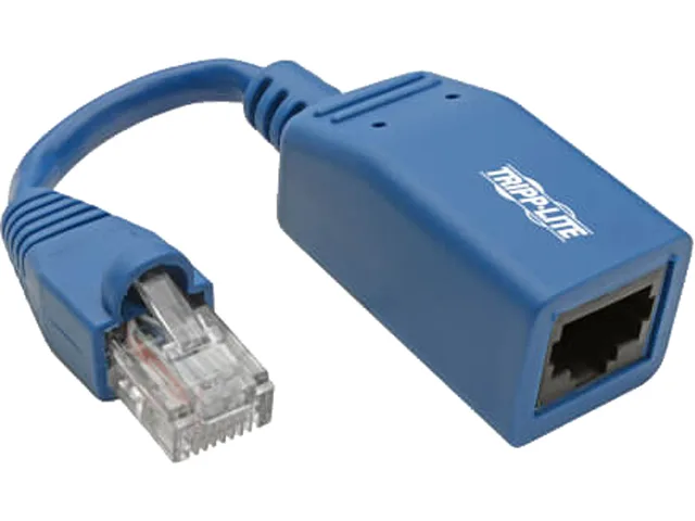 Tripp Lite Tripp Lite N034-05N-BL network ethernet cable RJ45 male to female 5 in blue — product photo