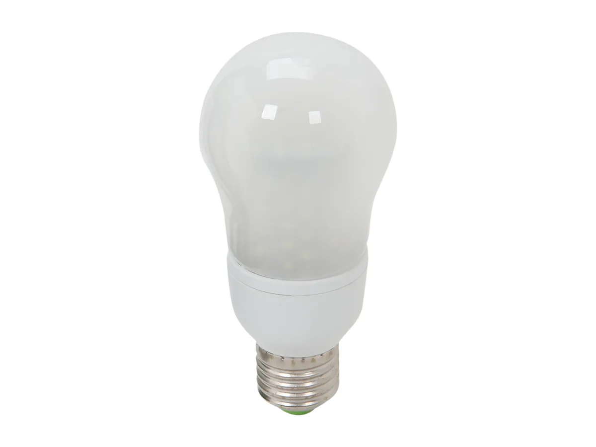Frosted A19 LED bulb with E26 base