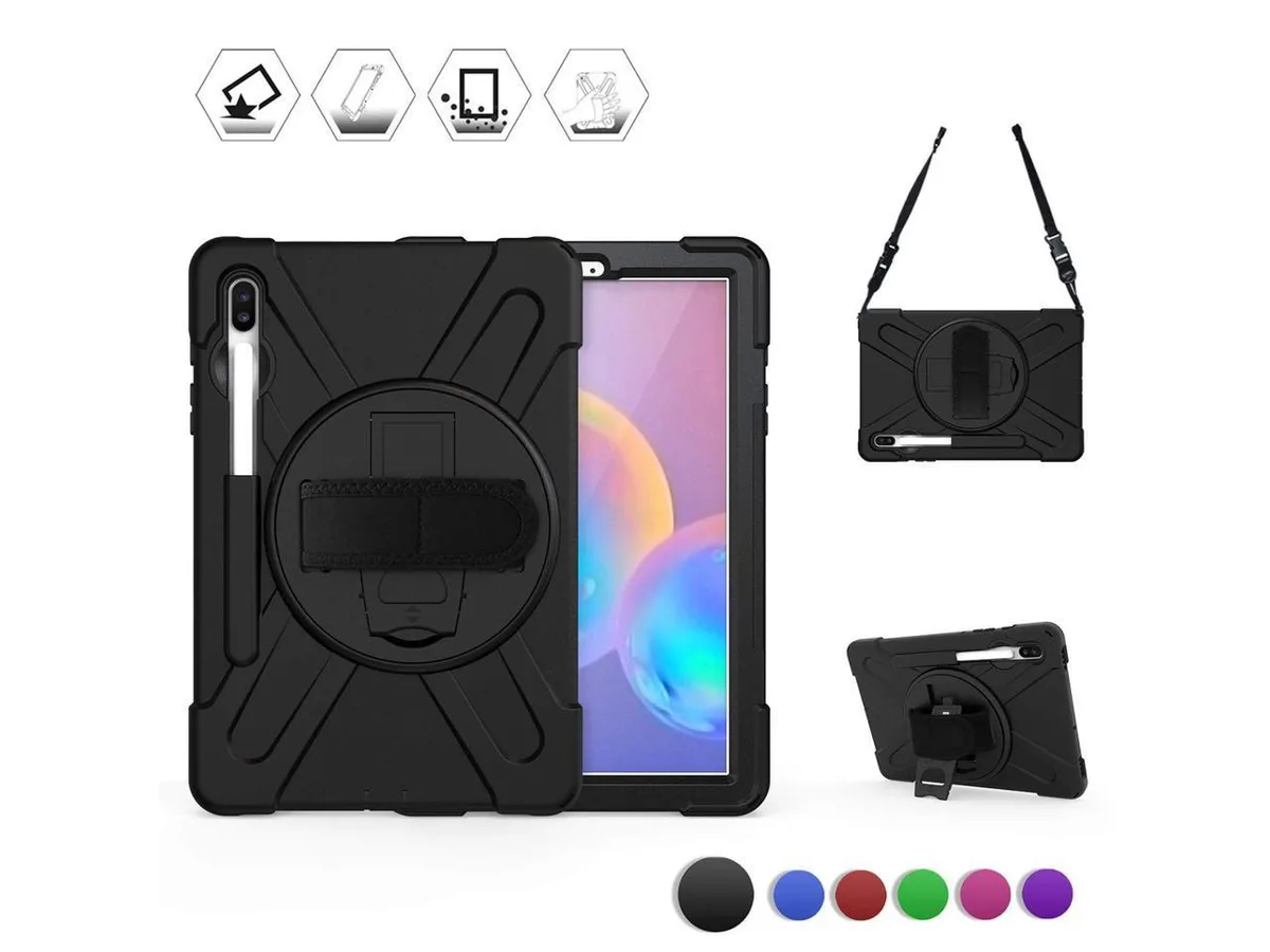 BONAEVER BONAEVER Samsung Galaxy Tab S6 10.5 2019 Case with Pen Holder Straps Stand — product photo