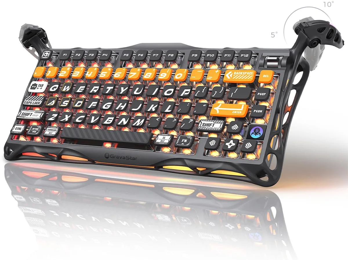 Vszerda Vszerda Mercury K1 Pro 75% Wireless Mechanical Gaming Keyboard CyberFlare — product photo
