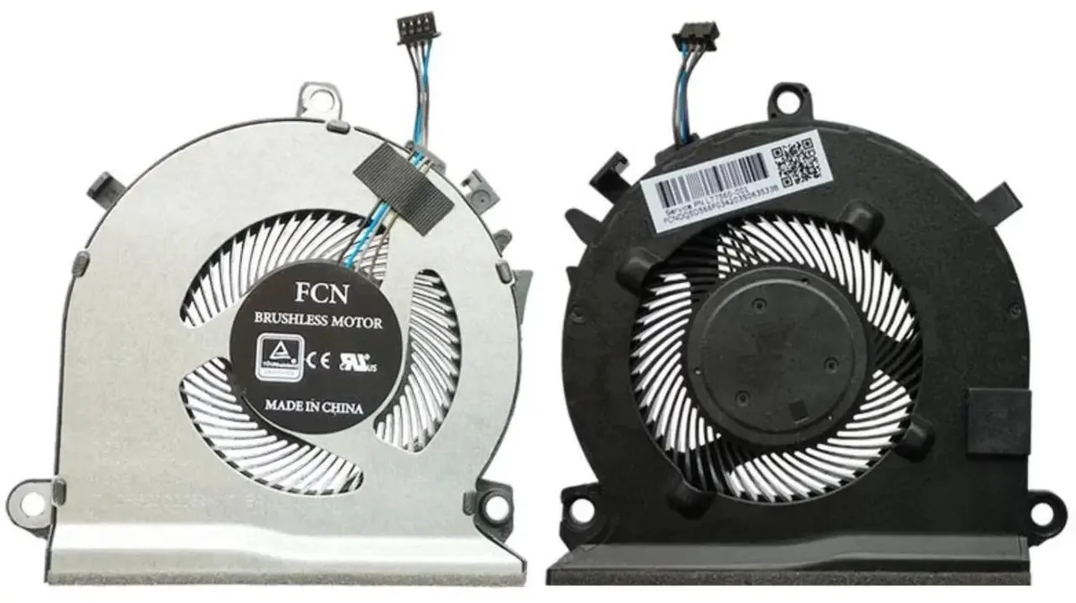 Vszerda Vszerda 2Pcs CPU Cooling Fan Replacement L77560-001 for HP Pavilion Gaming 15-EC 16-A Series — product photo