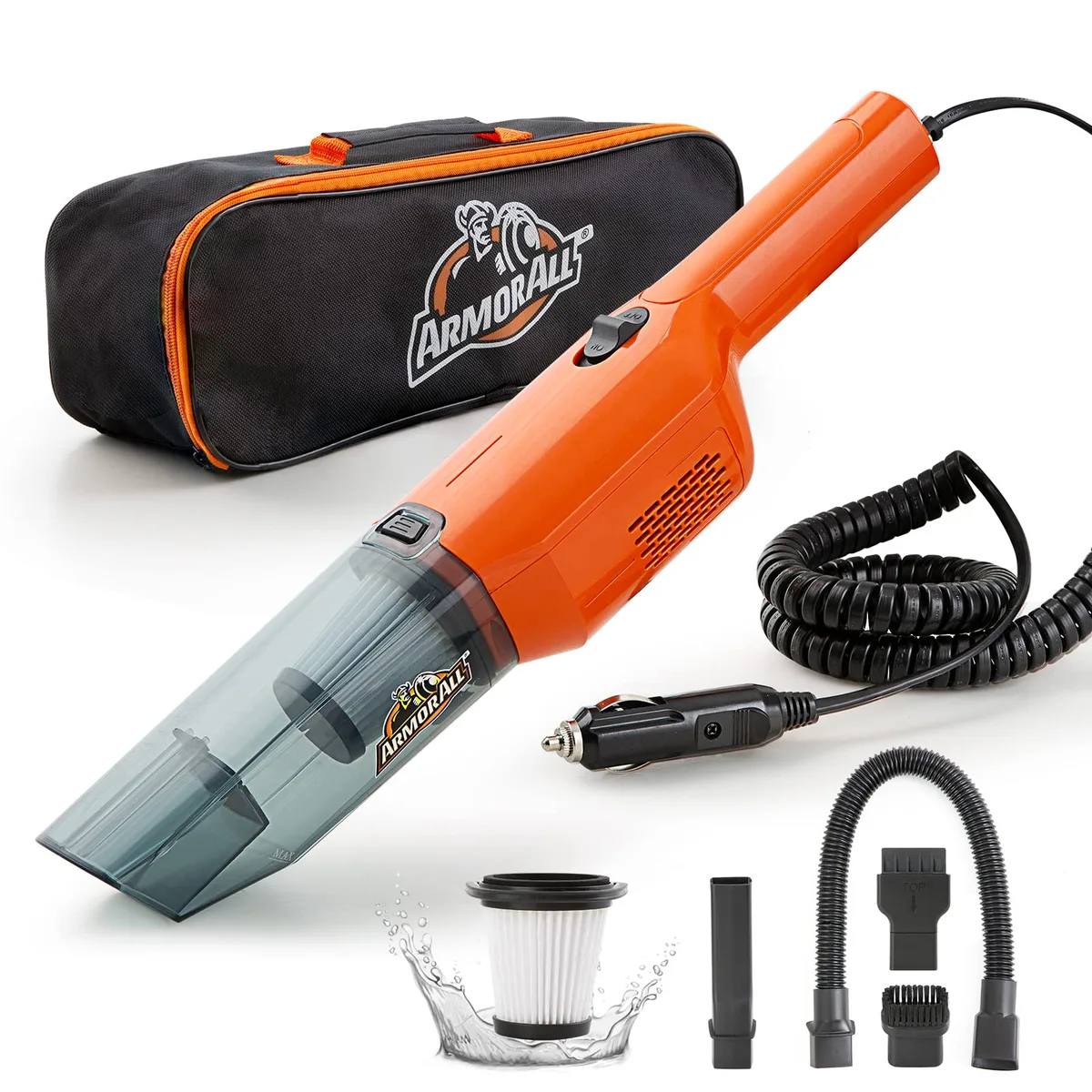  Shop Vac 12V 80W 15ft 5KPA 7 accessories — product photo