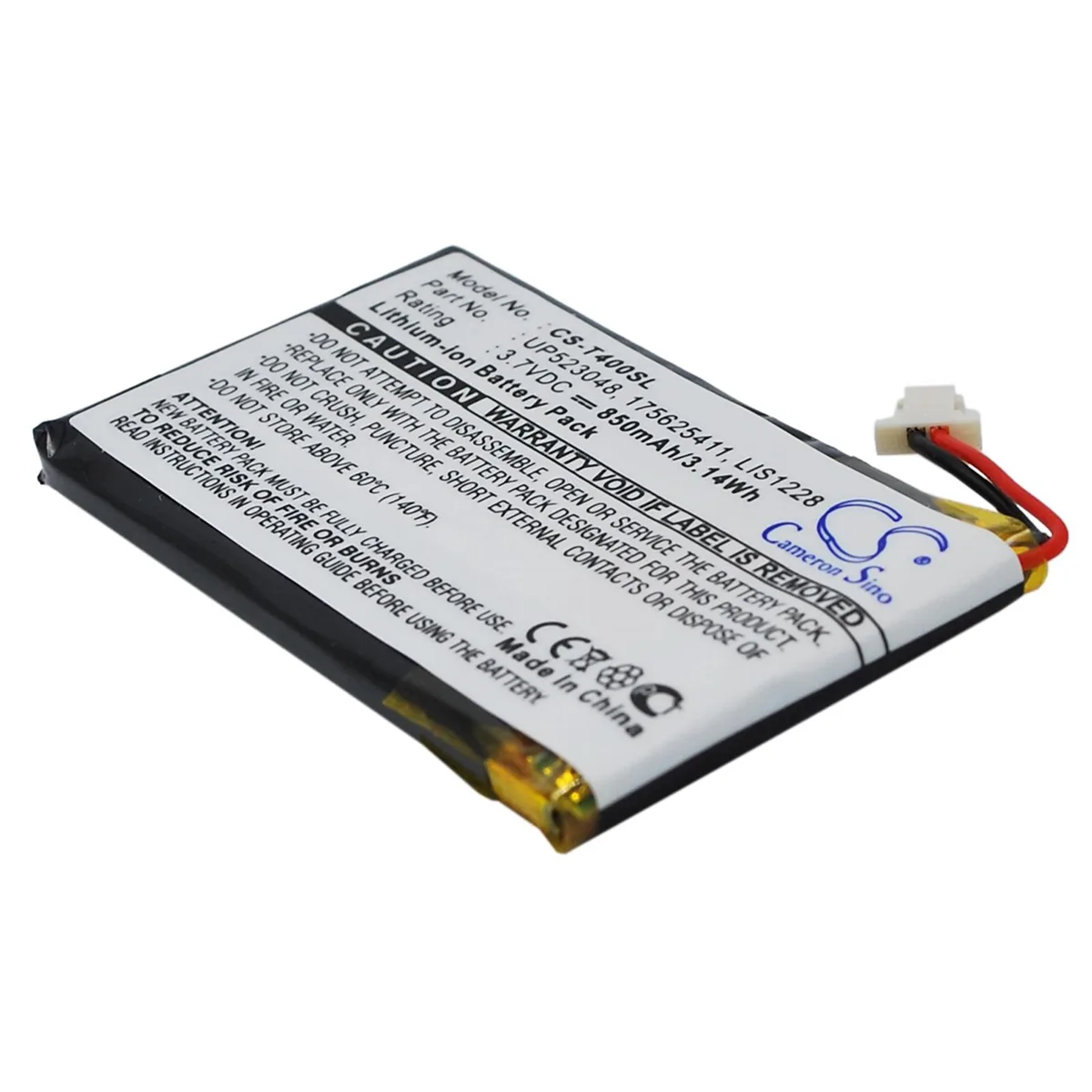 Cameron &amp; Co Cameron &amp; Co DS-CS-T400SL Li-Polymer battery 3.7V 850mAh black — product photo