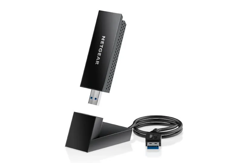 Netgear Inc. Netgear Inc. A8000-100PAS Wi-Fi 6E USB 3.0 adapter — product photo