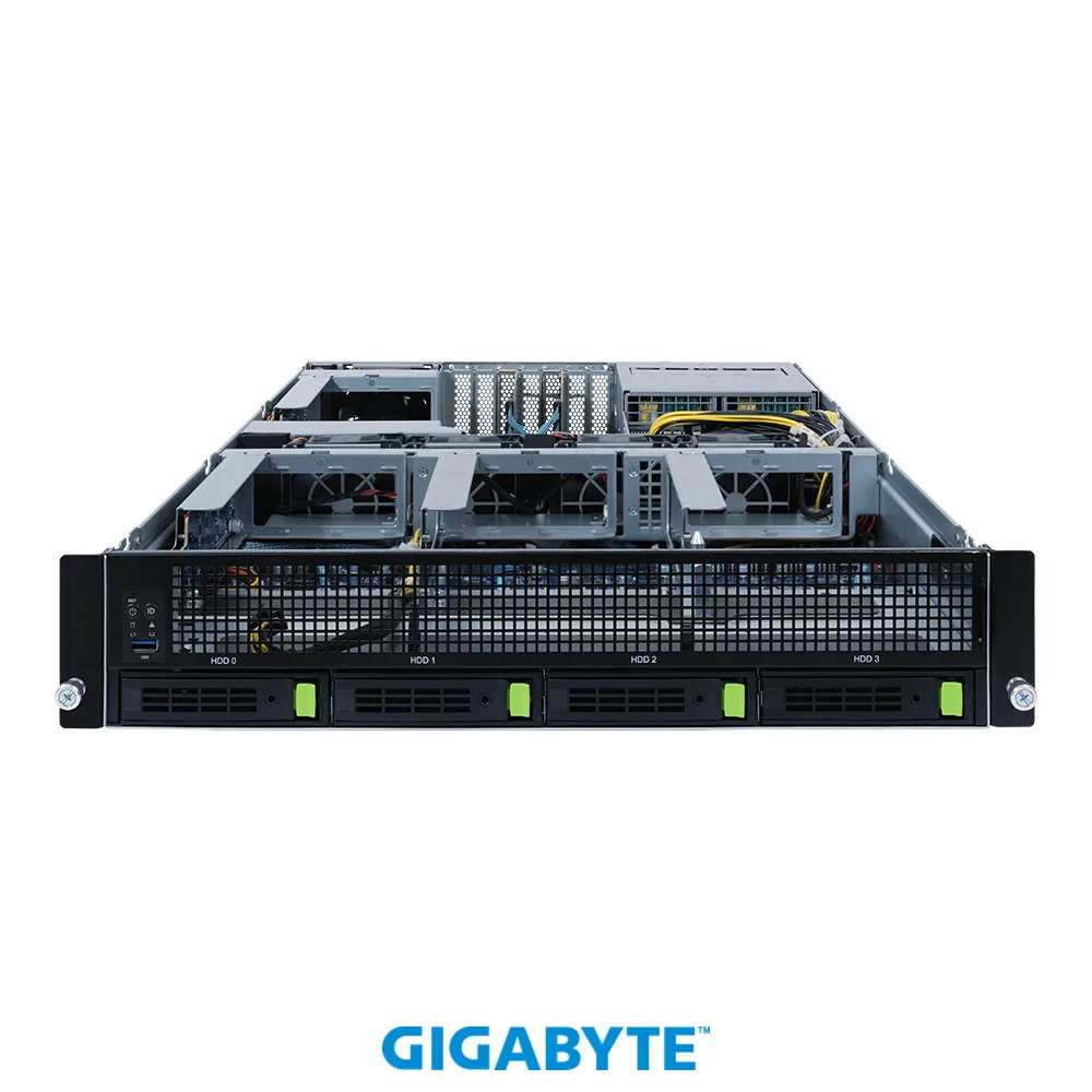 GIGABYTE GIGABYTE G242-P36 2U barebone server 16 DIMM slots — product photo