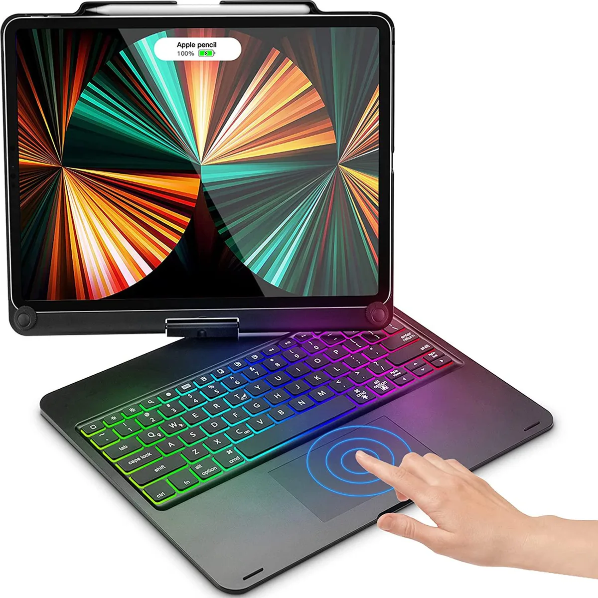 Werleo Werleo A2436/A2764/A2437/A2766 keyboard case with touchpad for iPad Pro 12.9 2022/2021/2020/2018 — product photo