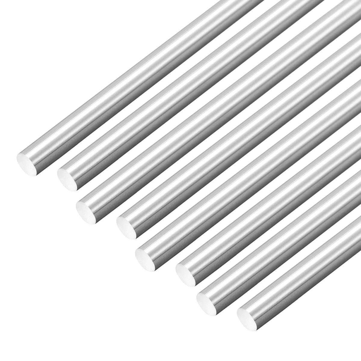 Unique-Bargains Unique-Bargains 304 Stainless Steel Round Rod 5mm x 400mm 8pcs — product photo