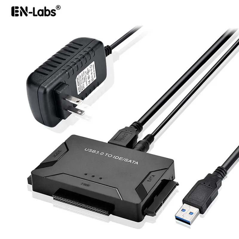 EN-Labs EN-Labs U32IDESATAPW IDE SATA USB 3.0 converter 3ft 12V2A 6TB — product photo