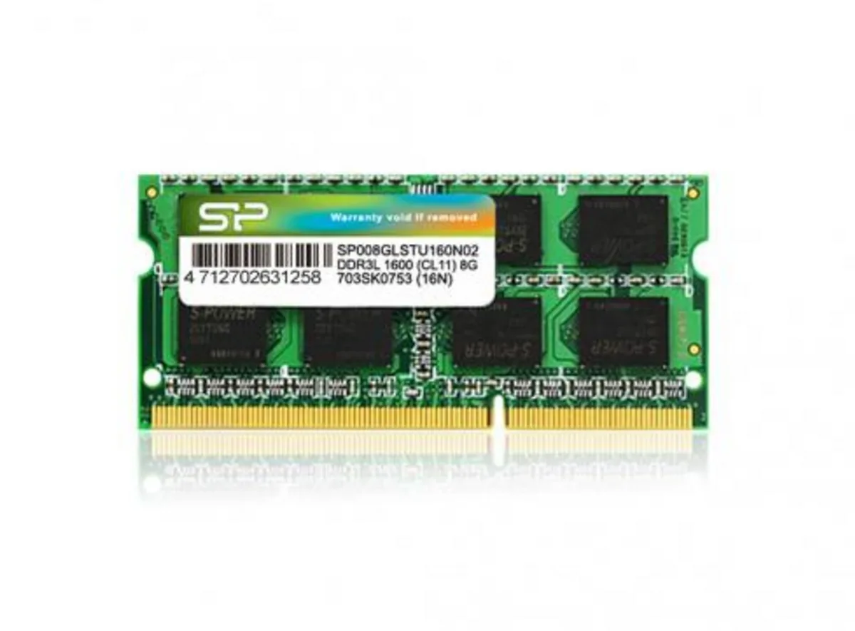 Silicon Power Silicon Power 8GB DDR3 1600 1.50V SoDIMM laptop RAM — product photo