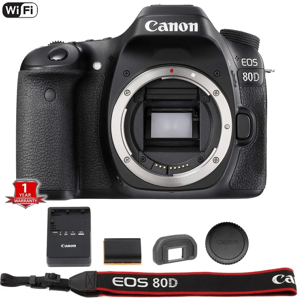 Canon International Canon International EOS 80D 24.2MP DSLR Camera Body Black — product photo