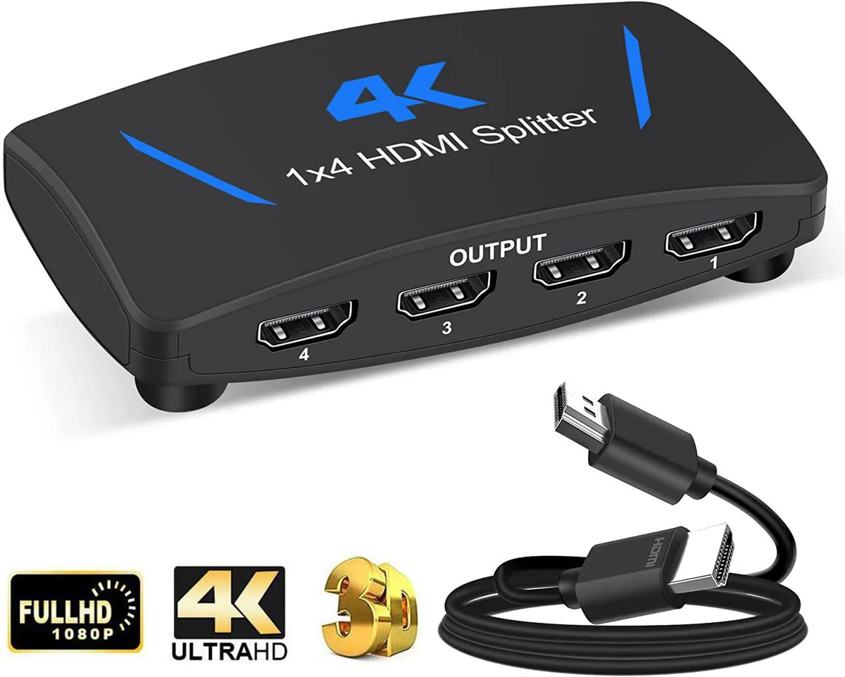 LUOM LUOM OZF4C 4K 30Hz HDMI Splitter 1 in 4 Out — product photo