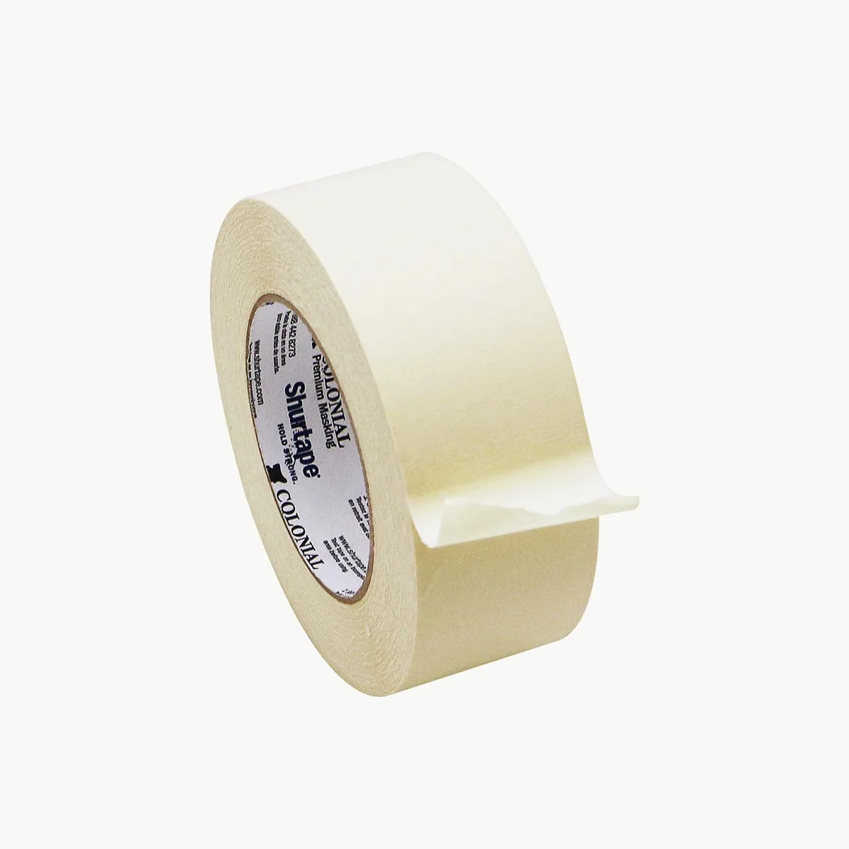 SHURTAPE TECHNOLOGIES, INC. SHURTAPE TECHNOLOGIES, INC. Colonial Premium Grade Masking Tape COL-00 1-1/2 in x 60 yds Beige — product photo