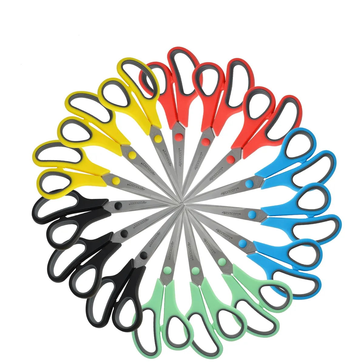  Westcott 17782 8 Inch Scissors Pack of 15 — product photo