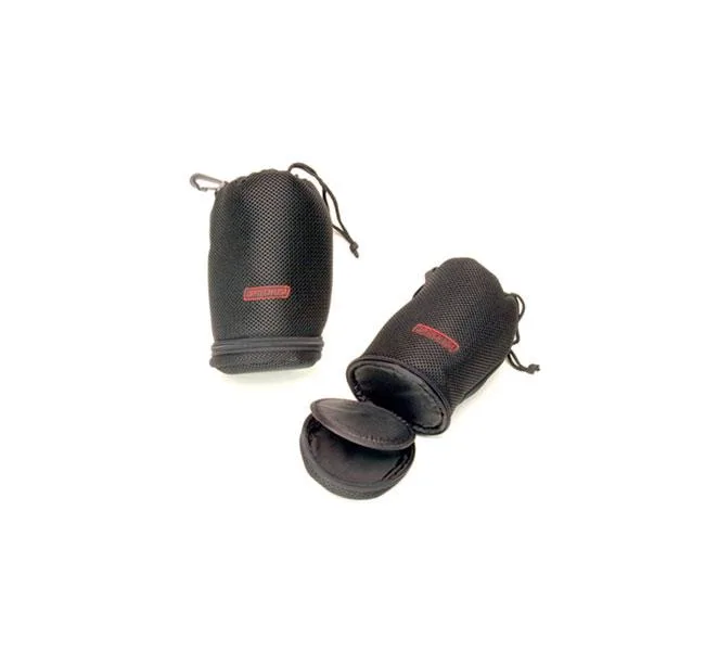 Medium nylon lens and filter pouch with belt loop and snap hook