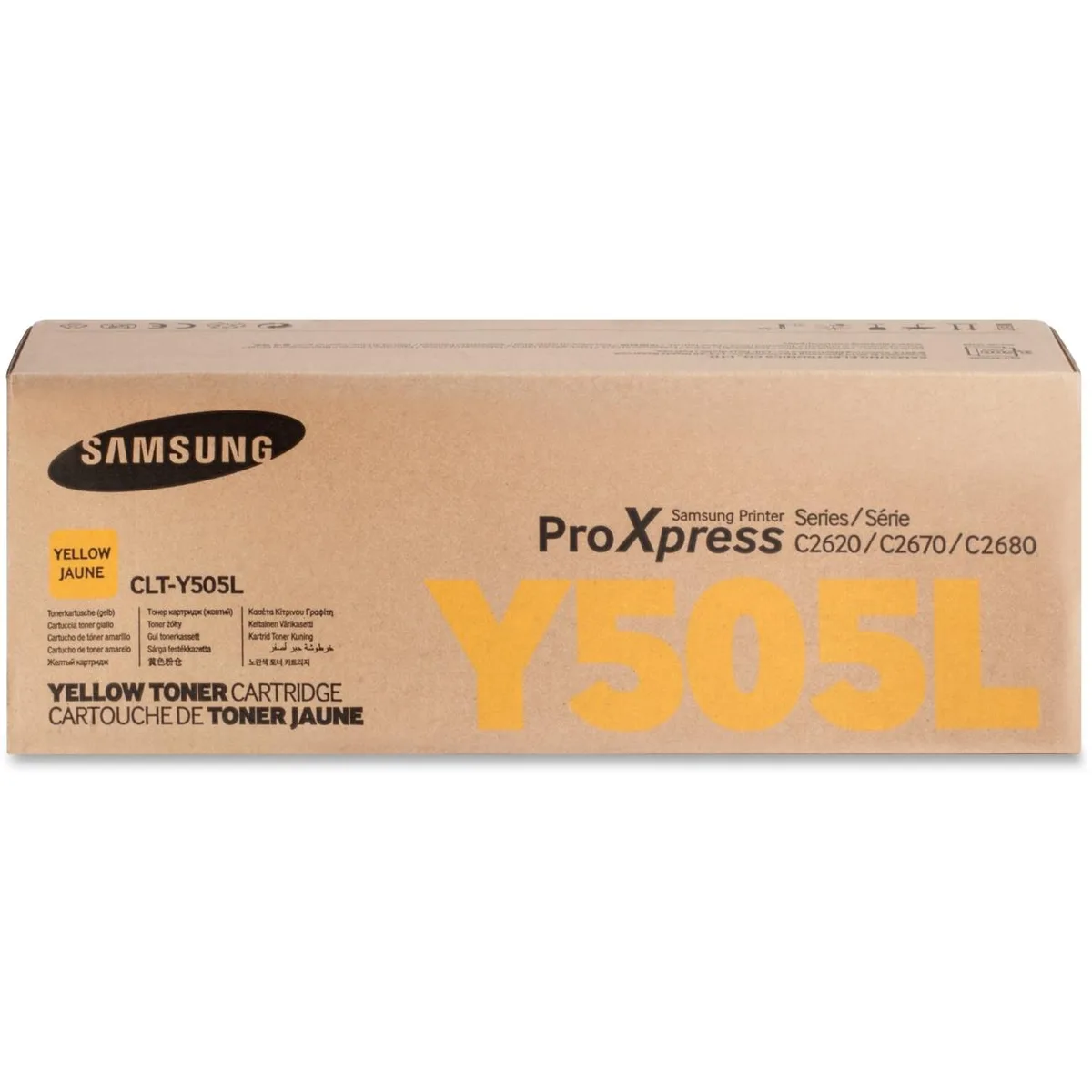 SAMSUNG SAMSUNG CLTY505L Yellow Toner Cartridge 3500 Pages — product photo