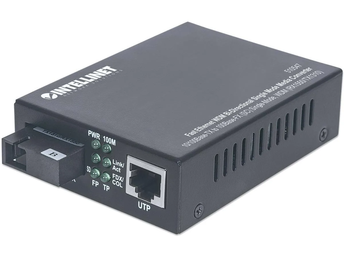 Intellinet Network Solutions Intellinet Network Solutions 510547 SFP transceiver 100Base-FX SC 20 km RX1550 TX1310 — product photo