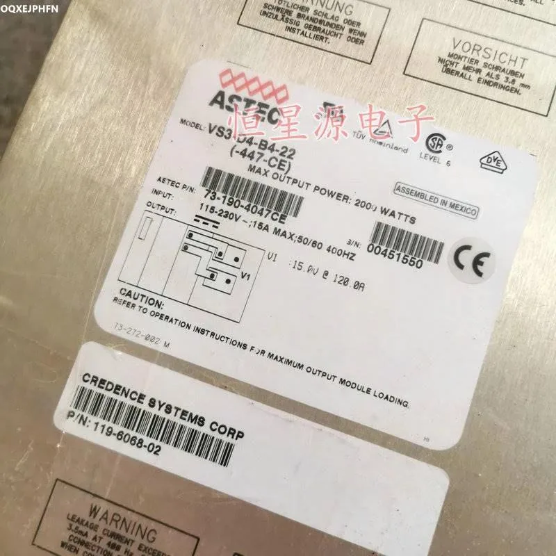 KHACHIMO KHACHIMO Power Supply VS3-D4-B4-22 73-190-4047CE 2000W 15V120A — product photo