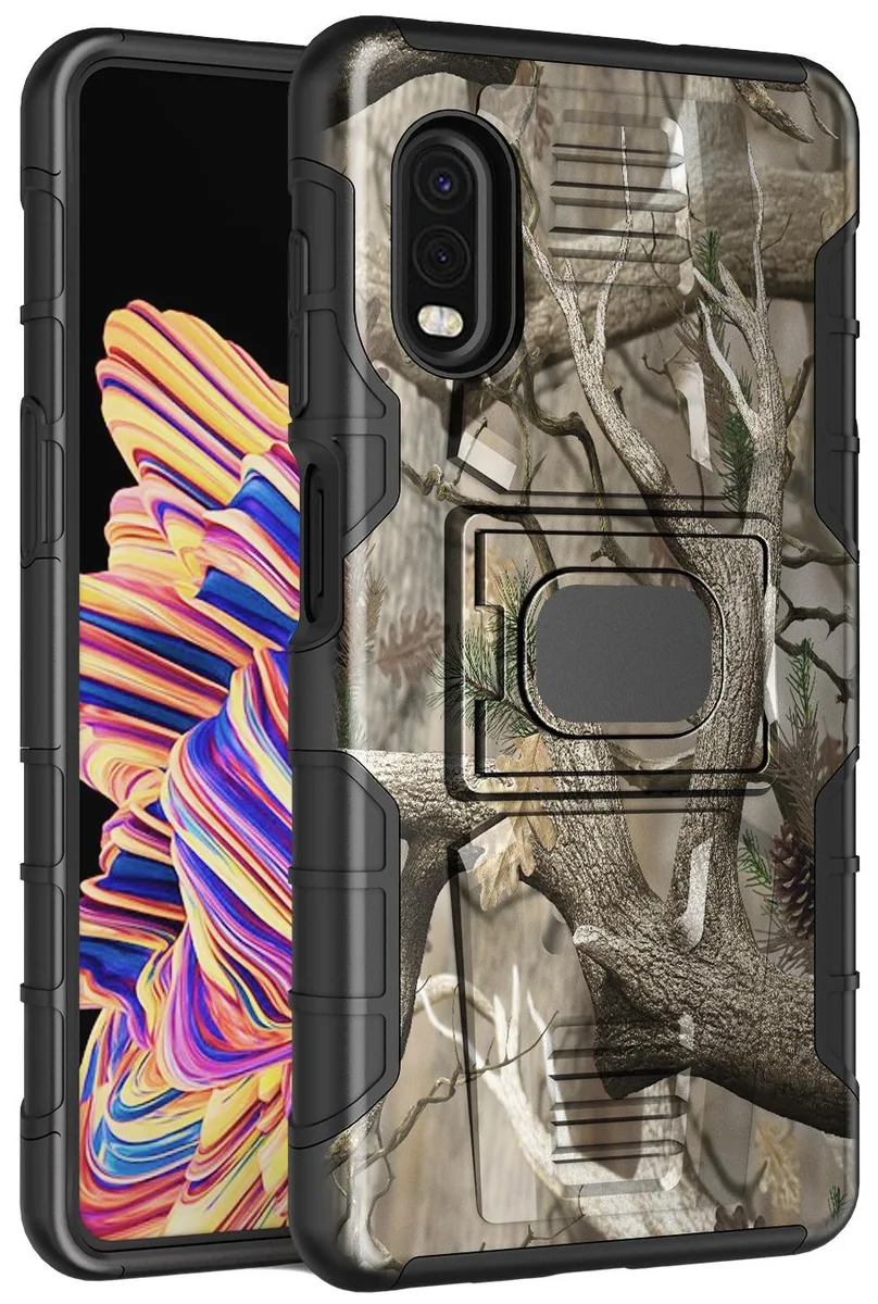 Nakedcellphone Nakedcellphone Ring Grip Case with Stand and Mounting Plate for Samsung Galaxy XCover Pro SM-G715 — product photo