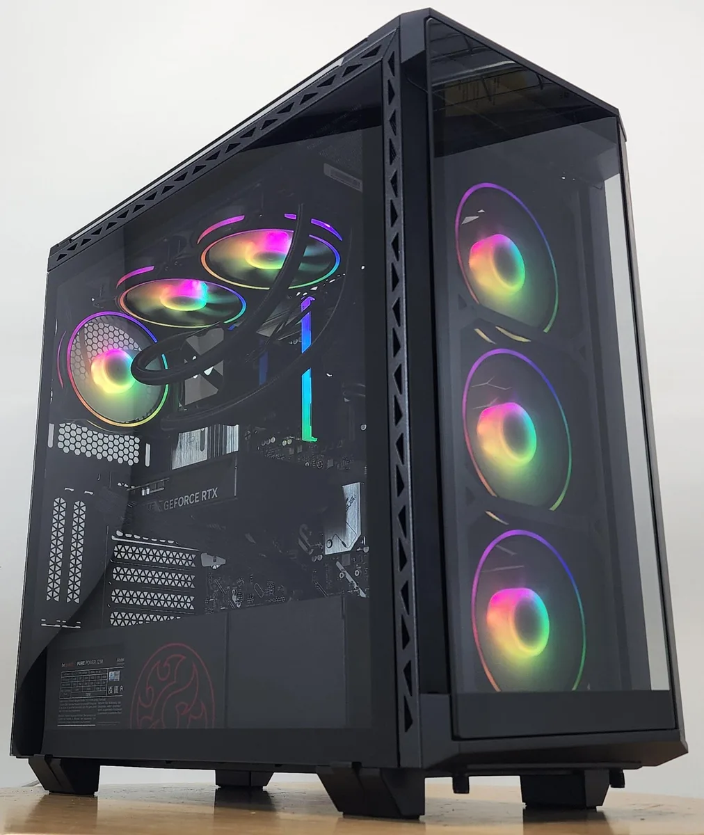 Custom Custom Ultra 5 250KF 16GB 2TB RTX 5060 240mm AIO BATTLECRUISER gaming PC — product photo
