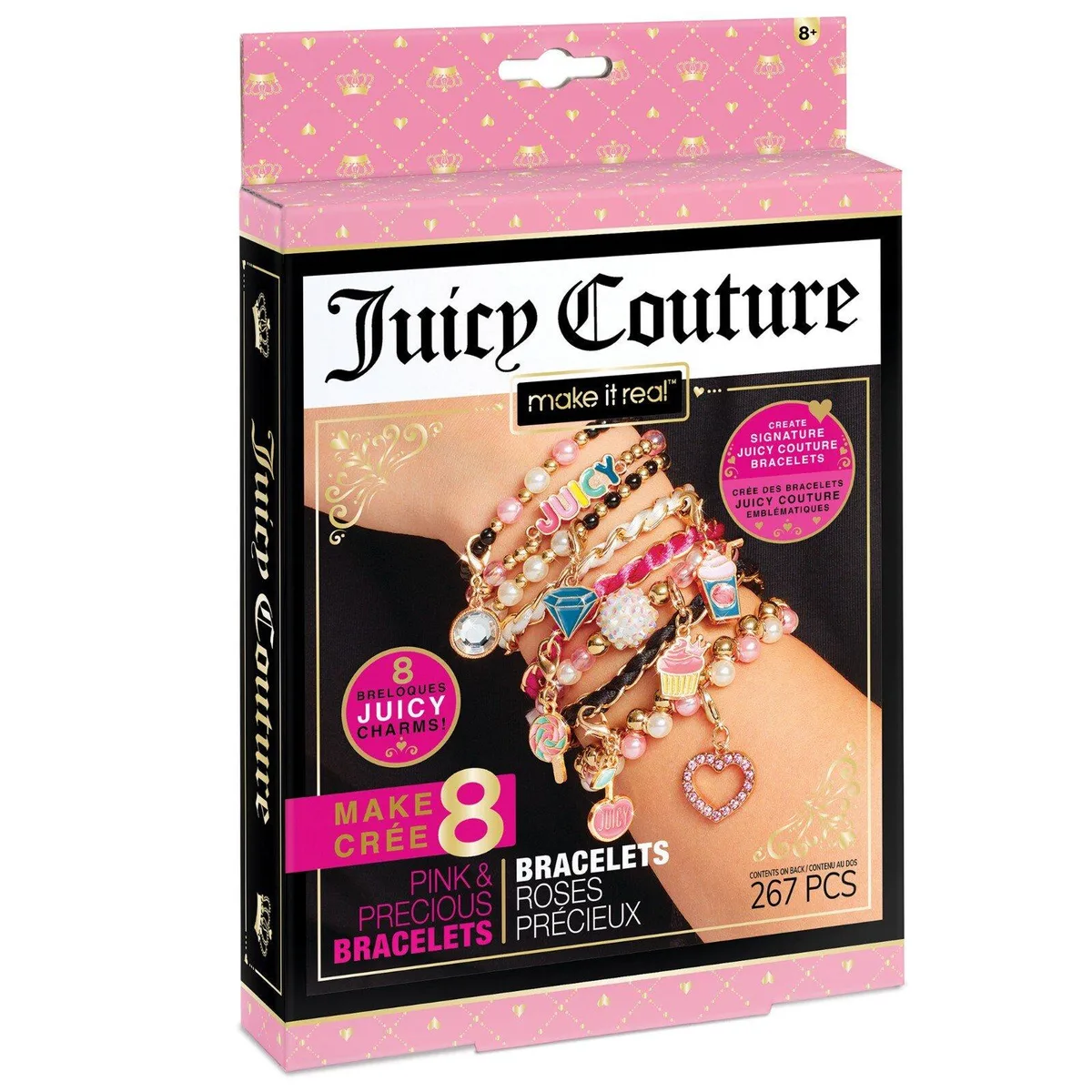 Make It Real Make It Real Juicy Couture Mini Pink & Precious DIY Bracelets Kit 390 beads — product photo