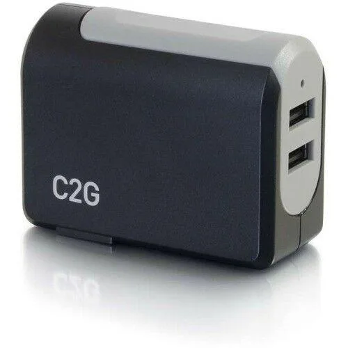 Cables To Go Cables To Go 20276 2-port USB wall charger e-book accessory — product photo