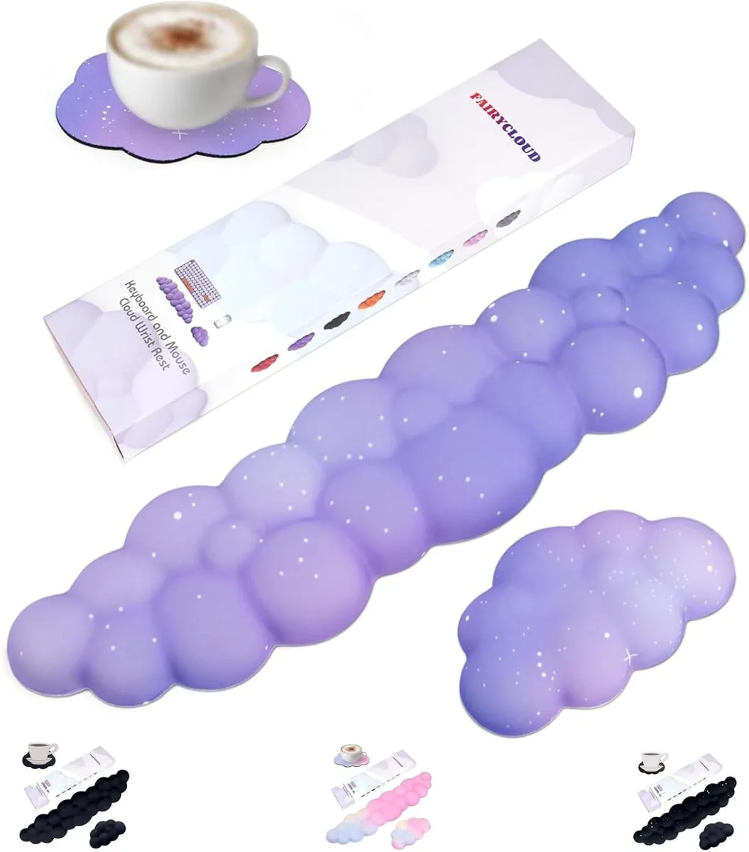 Kenuco Kenuco Cloud Wrist Rest Set Purple Star — product photo
